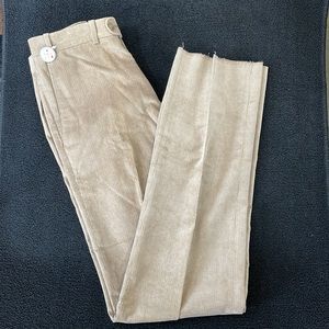 NWOT - di Milano Uomo Corduroy Men’s Pants (unhemmed for custom tailoring)